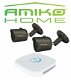 Amiko IPCAM home startersset bullet 2, antraciet camera beveiligings - 1 - Thumbnail