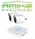 Amiko IPCAM home startersset bullet 2, wit camera beveiligings - 1 - Thumbnail