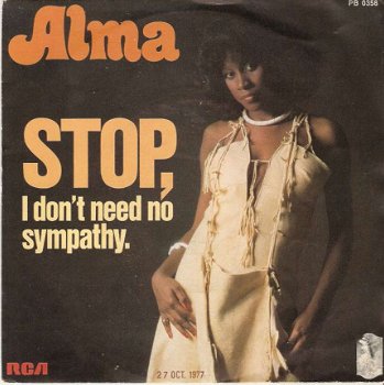 Singel Alma Faye - Stop, I don’t need no sympathy / instrumental - 1