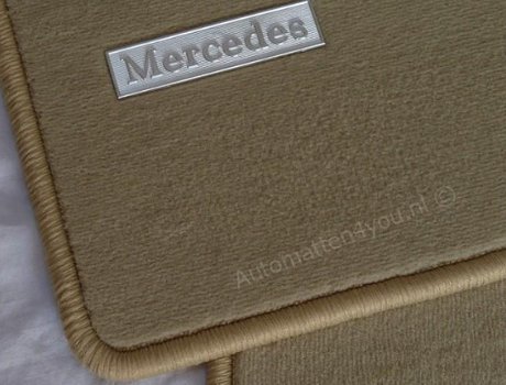 Pasvorm Automatten mercedes a met logo - 3