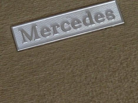 Pasvorm Automatten mercedes E klasse met logo - 1