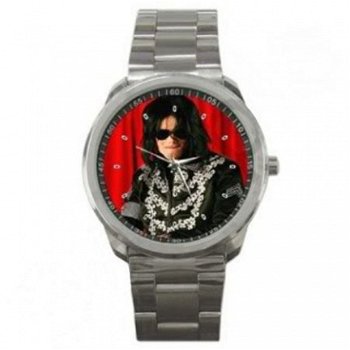 Michael Jackson London Conferance Stainless Steel Horloge - 1