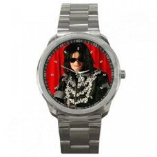 Michael Jackson London Conferance Stainless Steel Horloge