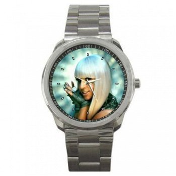 Lady Gaga Stainless Steel Multisex Horloge - 1