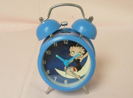 Betty Boop Wekker Blauw - 1