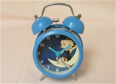 Betty Boop Wekker Blauw