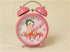 Betty Boop Wekker Roze