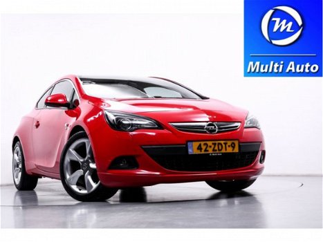 Opel Astra GTC - 1.4T Sport NL-Auto Verwarmde Voorstoelen Leder Cruise Control Navi ECC PDC Xenon LM - 1