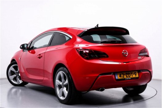 Opel Astra GTC - 1.4T Sport NL-Auto Verwarmde Voorstoelen Leder Cruise Control Navi ECC PDC Xenon LM - 1