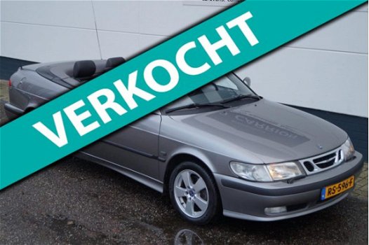 Saab 9-3 Cabrio - 2.0T 225K Leder ECC Youngtimer - 1