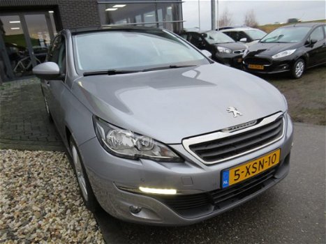 Peugeot 308 SW - 1.6 BlueHDI Blue Lease Limited Leder Stoelverw Panoramadak Navi Clima PDC Bluetooth - 1