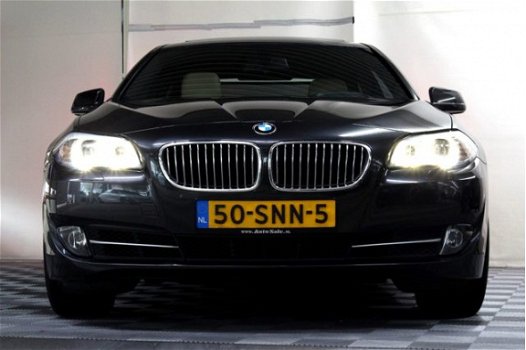 BMW 5-serie - 520i Executive NLAUTO 2eEIGNR SCHUIFDAK LEDER ZWARTEHEMEL NAVI PDC '11 - 1