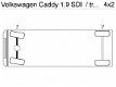 Volkswagen Caddy - 1.9 SDI / trekhaak / zilver-metallic / 140 dkm - 1 - Thumbnail