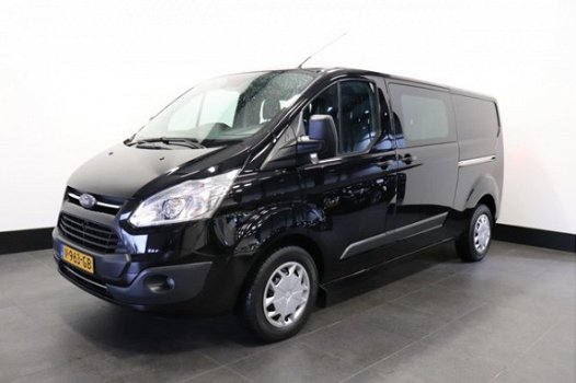 Ford Transit Custom - 2.0 TDCI 130PK L2 Dubbele Cabine - Automaat - Airco - Navi - € 18.900, - Ex - 1