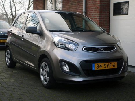 Kia Picanto - 1.0 CVVT-5 deurs - 5 persoons- lage km stand - 1