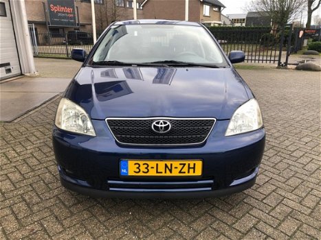 Toyota Corolla - 1.6 VVT-i Linea Sol [bj 2003] 5DRS AIRCO+WEINIG KM/1e Eigenaar - 1