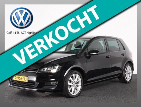 Volkswagen Golf - 1.4 TSI ACT Highline | 140pk. | lane assist | navigatie 