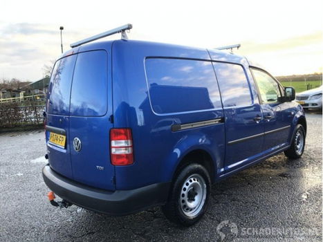 Volkswagen Caddy Maxi - 1.6 tdi 75pk highline l2/h1 - 2x schuifdeur + klapdeuren - navi - pdc - trek - 1