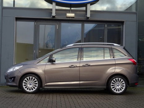 Ford Grand C-Max - 1.0 Ecoboost Titanium 125pk Navigatie, Climate&Cruise control, Bluetooth, Achteru - 1