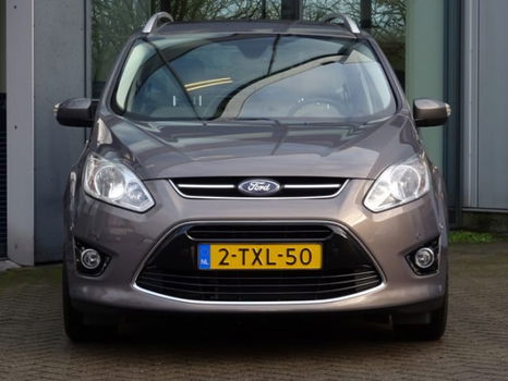 Ford Grand C-Max - 1.0 Ecoboost Titanium 125pk Navigatie, Climate&Cruise control, Bluetooth, Achteru - 1