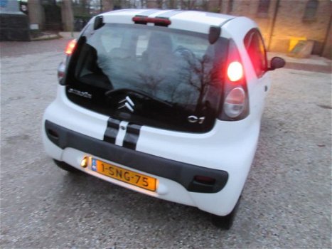 Citroën C1 - 1.0-12V Séduction 3 DRS Seduction Wit met Striping BJ 2009 2650 euro keurige auto!!!! - 1