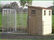 hondenkooi hondenhokken hondenhok met kennel hondenren overdekt ook losse kennels - 1 - Thumbnail