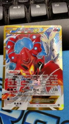Volcanion EX 115/114 (Secret Rare) XY Steam Siege nm