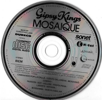 CD - Gipsy Kings = Mosaïque - 1