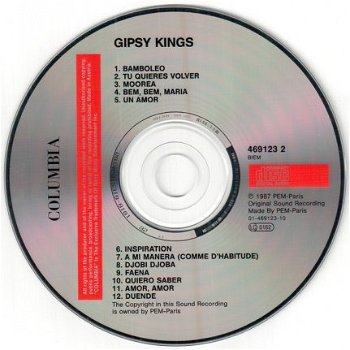 CD - Gipsy Kings - 1