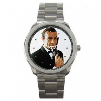Sean Connery James Bond 007 Stainless Steel Horloge - 1