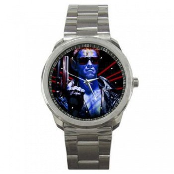 Arnold Schwarzenegger/ Terminator Stainless Steel Horloge - 1