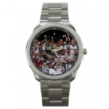 Nederland Wereldkampioen Honkbal Stainless Steel Horloge - 1