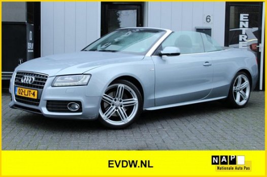 Audi A5 Cabriolet - 2.0 TFSI quattro S-edition Aut, Xenon, Navi, Leer - 1