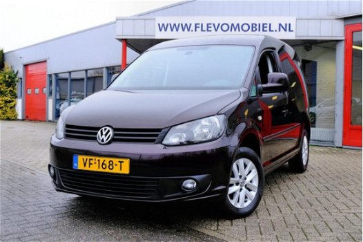 Volkswagen Caddy - 1.6 TDI Navi/Airco/Leder/LMV/Trekh - 1