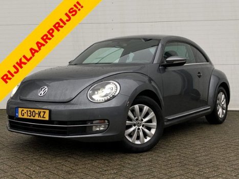 Volkswagen Beetle - 1.2 TSI Design RIJKLAAR xenon+led, automatische airco, full map navigatie, licht - 1