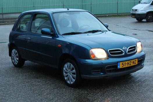 Nissan Micra - 1.4 Miracle (82pk) Airco/ Elek.Ramen/ C.V./ Metallic lak/ Radio-Cd/ Bumpers in kleur - 1