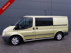 Ford Transit - 300L 2.2 TDCI SHD DC 110 pk airco navi lang dubbel cabine