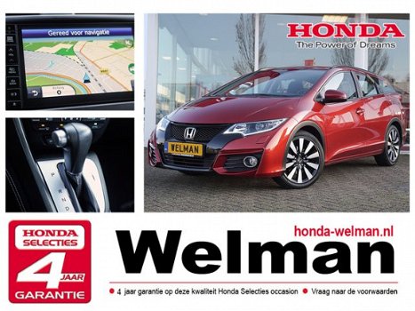 Honda Civic Tourer - 1.8i V-TEC ELEGANCE - AUTOMAAT - NAVIGATIE - 1