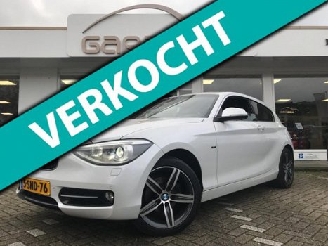 BMW 1-serie - 114i Upgrade Edition Org.NL|M|Navi groot|Sportstoelen|Parelmoer|Leer - 1