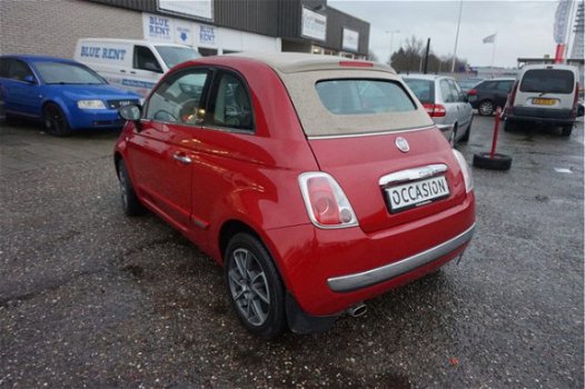 Fiat 500 C - 1.2 CABRIOLET, HALF LEDER, AIRCO, BLUETOOTH, MULTIMEDIA, NWE APK BIJ AFLEVERING , AUTO - 1