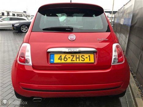 Fiat 500 - Lounge H.leer, Airco.L.M.V, Spoilers 68.000 km Bj 2012 - 1