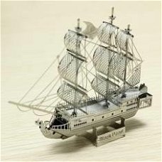 Metalen bouwpakket ZOYO Black Pearl Pirate Ship 3D nieuw