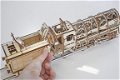Houten bouwpakket Ugears trein stoom locomotief 31 cm - 2 - Thumbnail