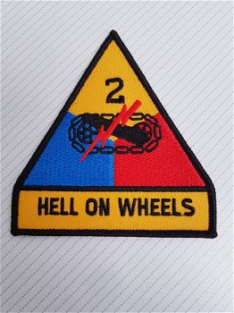 Embleem stof Hell on Wheels - 1