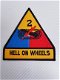 Embleem stof Hell on Wheels - 1 - Thumbnail