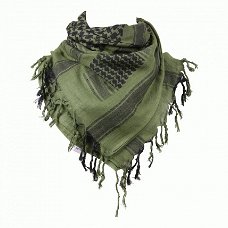 PLO Sjaal zwart-groen -