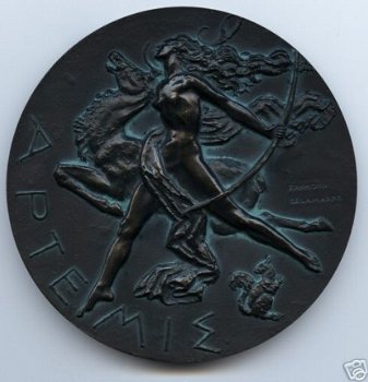 www.goldmedals.eu promotion / Medaillon Penningen Munten Artemis iNumis Goud Penningkunst Dammann - 1