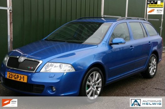 Skoda Octavia Combi - 2.0 TFSI RS VRS AIRCO, NAVIGATIE, LEER, SPORTINTERIEUR NL MET NAP - 1