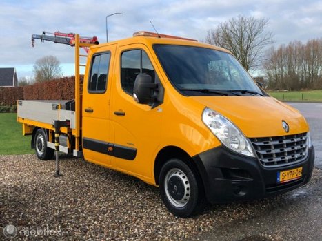 Renault Master - bestel T35 125 PK Dubbel Cabine Kraan Maxi - 1