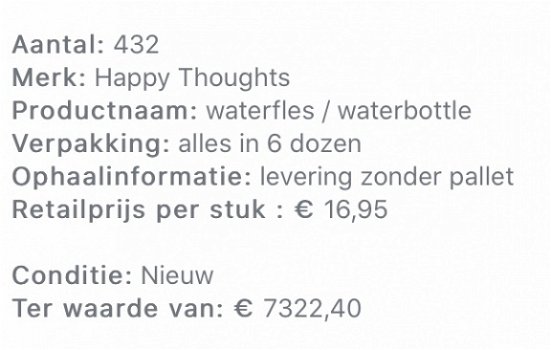 Partij handel water bottle’s Happy Thought - 1